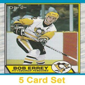 Bob Errey Hockey Card Collection